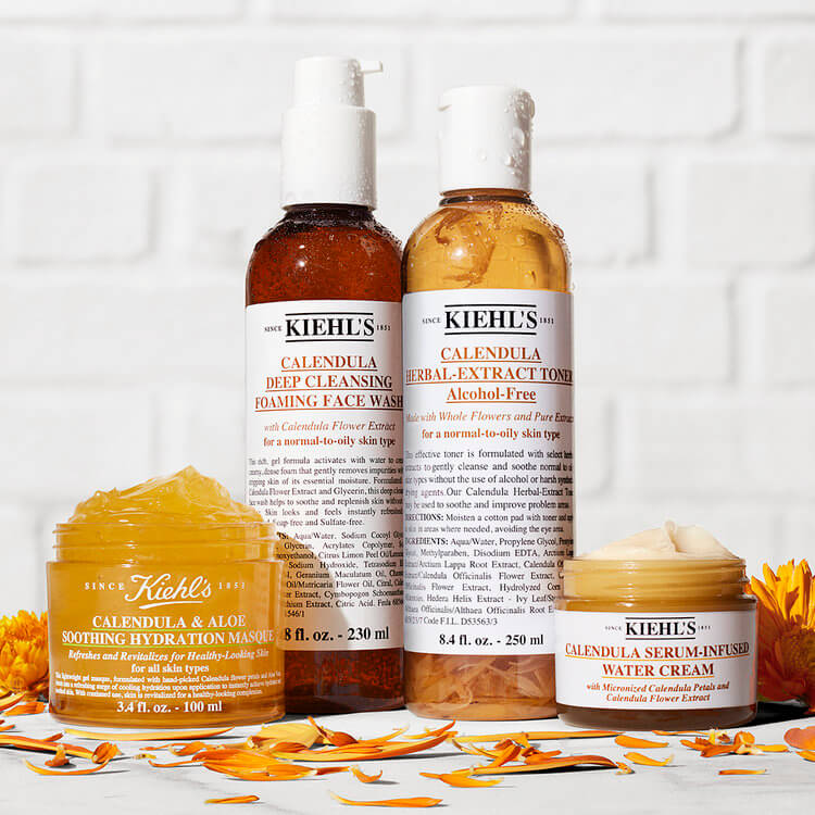 Kiehl's , Calendula Serum ,  Infused Water Cream , Calendula Serum ,  Water Cream , Kiehl's Water Cream