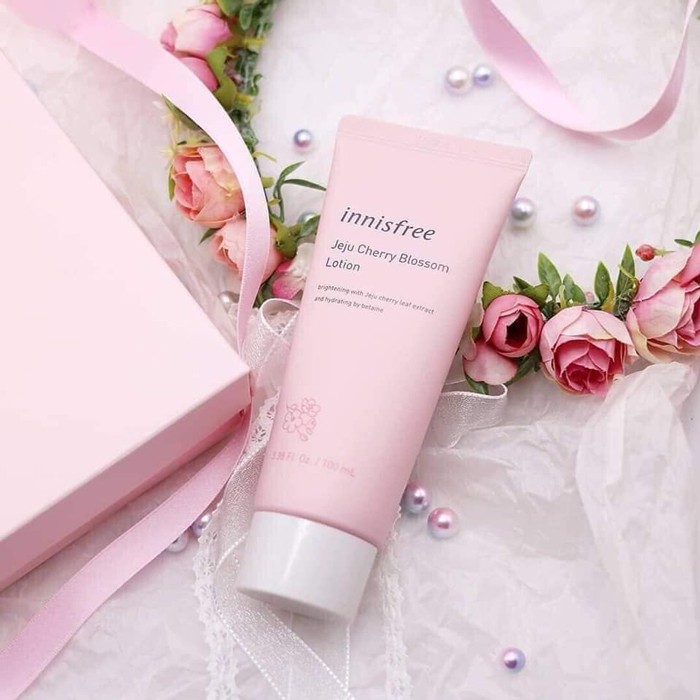 Innisfree , Jeju cherry blossom lotion , Innisfree Jeju cherry blossom lotion , Innisfree Jeju cherry blossom ,  โลชั่น Innisfree , เพิ่มความสดใส